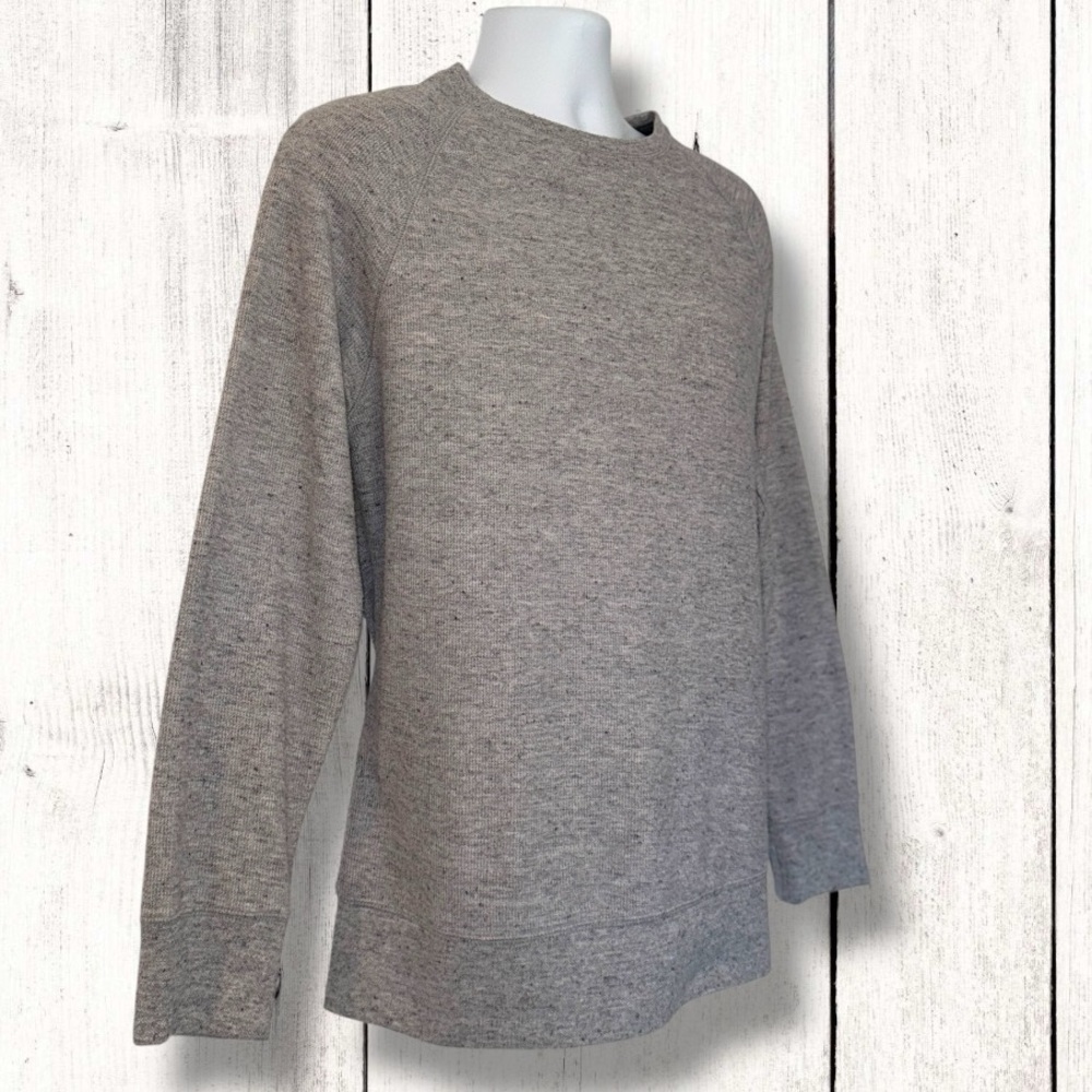 Banana Republic Men’s Heather Gray Pullover Sweatshirt Sweater Size M - Picture 6 of 7